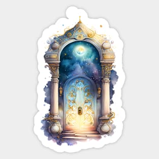 Fairy Door Watercolor 2 Come Through Sticker